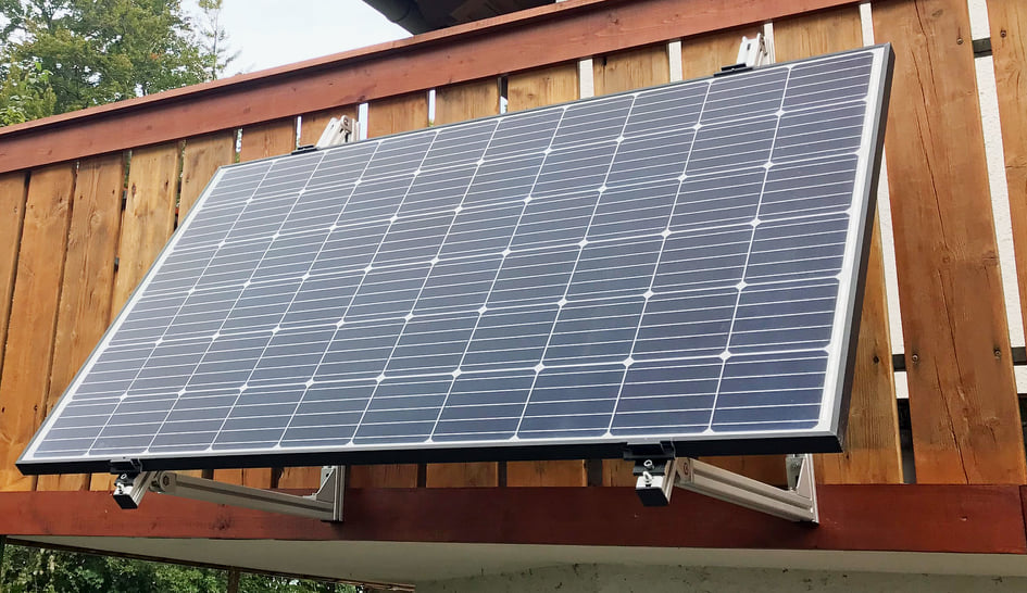 400 Watt Balkonkraftwerk - Mini Solaranlage Komplettset › Balkonkraftwerk -  Steckdosen-Solaranlage