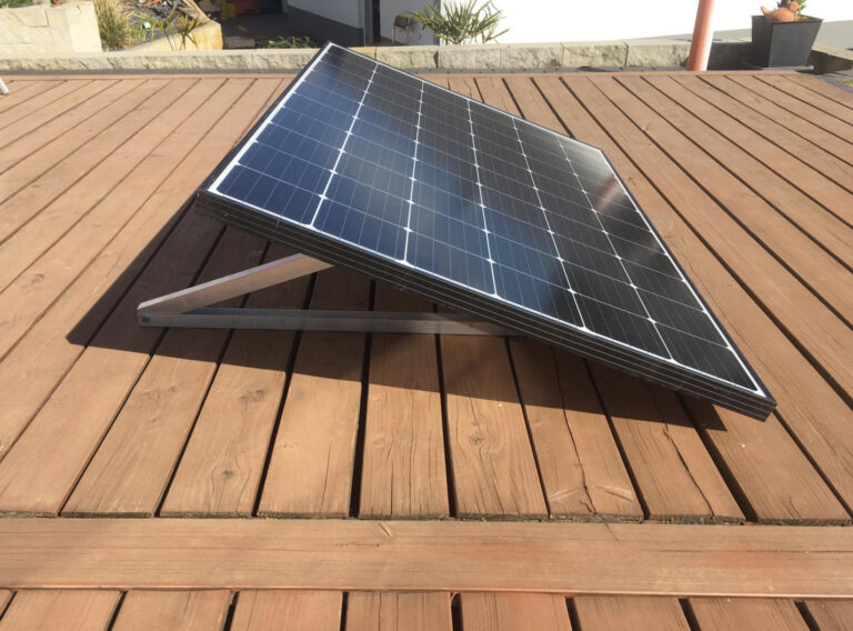 Halterung Aufst Nderung F R Solarmodul Photovoltaikmodul Balkonkraftwerk Steckdosen